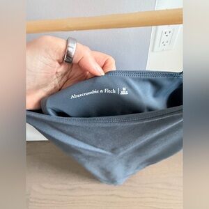 Abercrombie & Fitch Charcoal Gray Athletic Skort